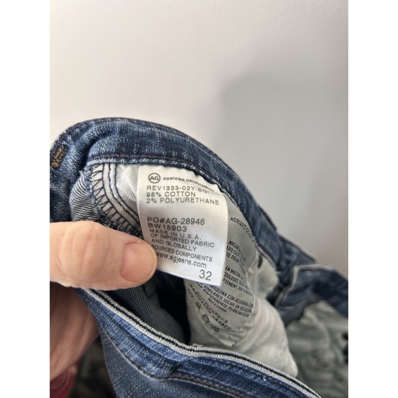 Adriano Goldschmied The Stilt Roll Up Cigarette Roll Up AG-ED Denim Size 32 - Picture 10 of 10